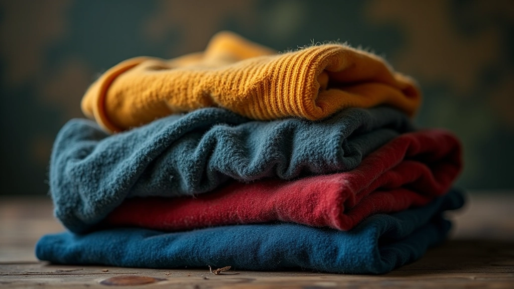 Gestapelde wandelkleding in lagen, van dunne baselayer tot waterafstotende jas