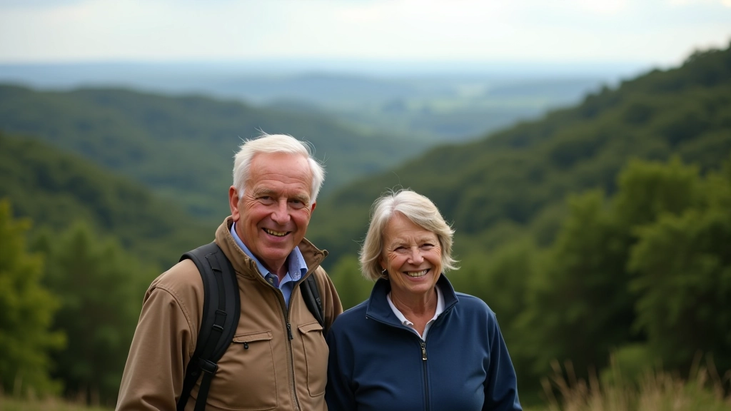 Senioren genieten van uitzicht op de Utrechtse Heuvelrug